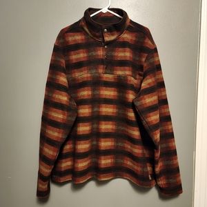 VTG John Wayne pullover quarter button jacket Size 2XL